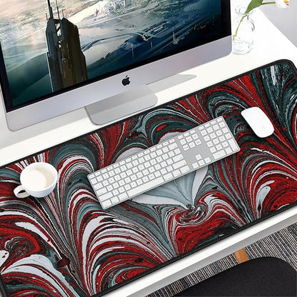Gaming Mouse Pad, 31.5x15.7 inch Large Extended Computer Keyboard Mouse Mat - Image 7
