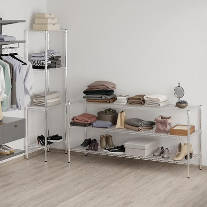 Regal Altair 21" Deep x 72" Wide x 34" Height Wire Shelving Kit | 3-Tier | NSF - Image 7