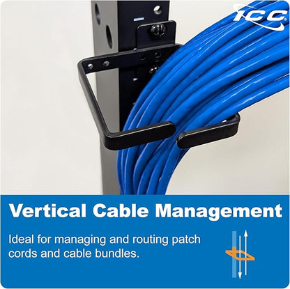 ICC 3” Metal Cable Management Ring, Rack or Wall Mount - Image 3