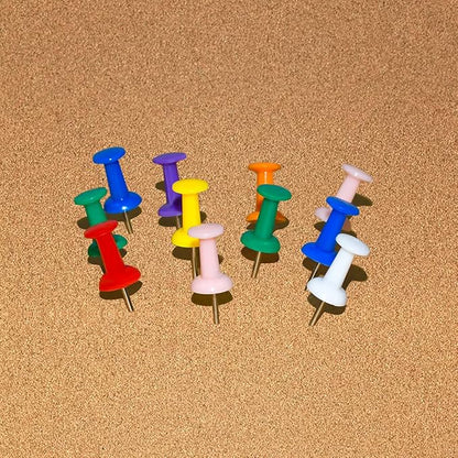 JIKIOU 800 Count Assorted Colors Push Pins - Image 3