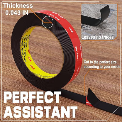 3M Double Sided Tape Heavy Duty 16.5FT, Double Sided mounting Tape - Image 2