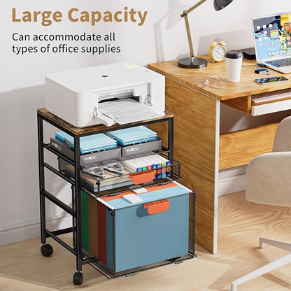 Marbrasse Rolling file cabinet - Image 4
