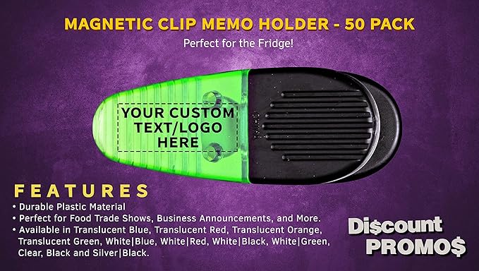 50 Magnetic Memo Holders Set - Image 2