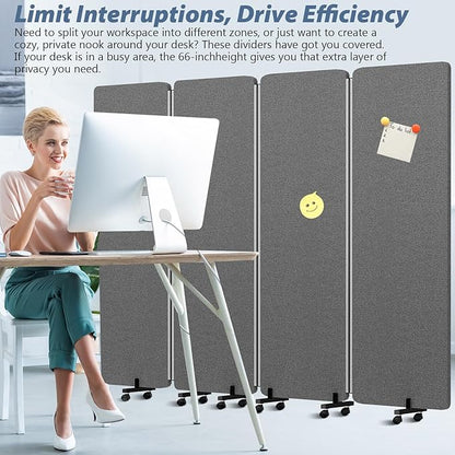 Acoustic Room Divider Privacy Panel - Image 6