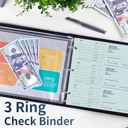 Antner 3 Ring Personal Check Binder - Image 7