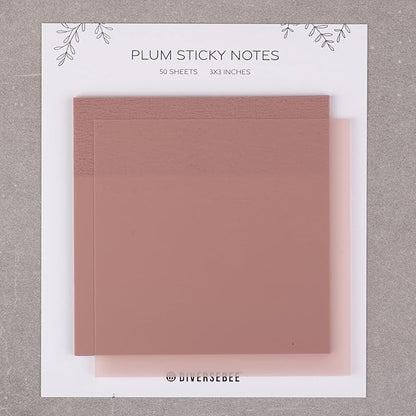 DiverseBee 50 Sheets Pastel Transparent Sticky Notes, 3x3” Clear Sticky Tabs - Image 7