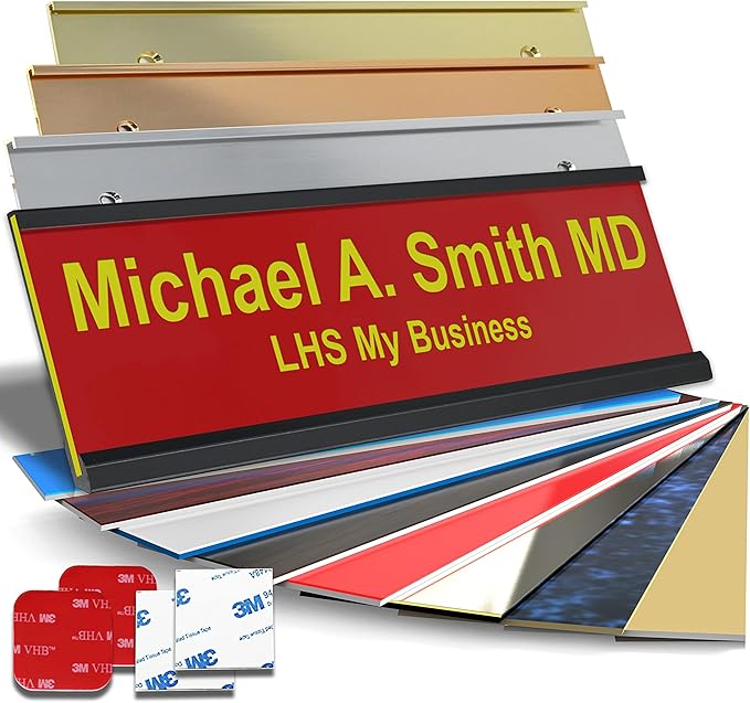 Custom Name Plate for Doors, by LHS+My+Business