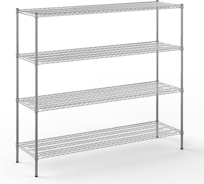 Regal Altair 21" Deep x 72" Wide x 64" Height Wire Shelving Kit | 4-Tier | NSF by Regal+Altair