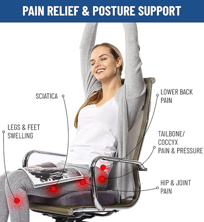 Everlasting Comfort Doctor Recommended Memory Foam Seat Cushion - Image 7