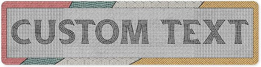 Custom Sign, Custom Street Sign, 11 Font Colors, 13 Font Styles, 4 Hole Options by MySignCenter
