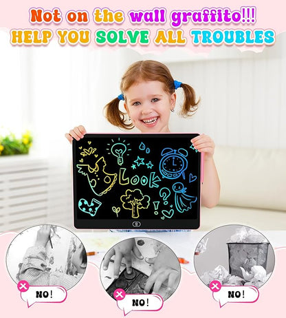 LCD Writing Tablet for Kids, 16 Inch Colorful Doodle Board Drawing Tablets - Image 3