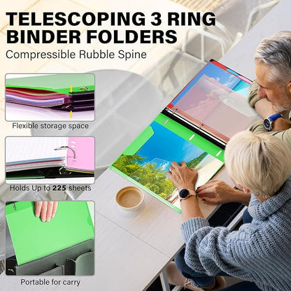 WOT I Telescoping Project Organizer 2-Pack, Refillable Binder - Image 2