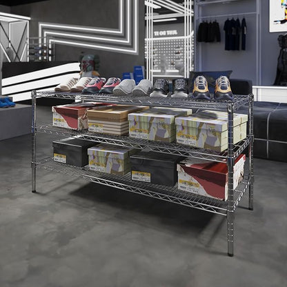 Regal Altair 21" Deep x 54" Wide x 27" Height Wire Shelving Kit | 3-Tier | NSF - Image 2
