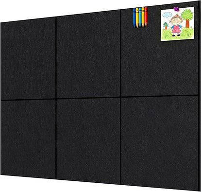 Large Cork Board, 6 Pack Felt Wall Tiles - Image 9
