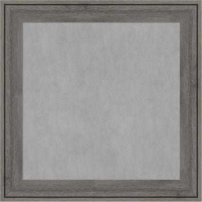 Amanti Art Grey Framed Magnetic Board 15x15 X-Small Vision Board by AmantiArt