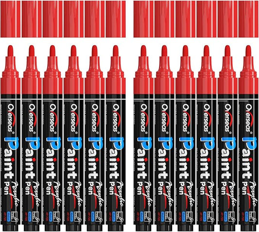 Overseas Red Paint Pens Paint Markers by Overseas