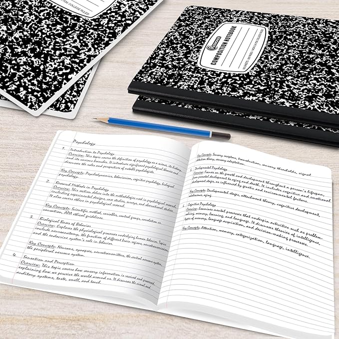 Rosmonde 5000 Pack Composition Notebooks Bulk, College Ruled, 200 Pages - Image 5