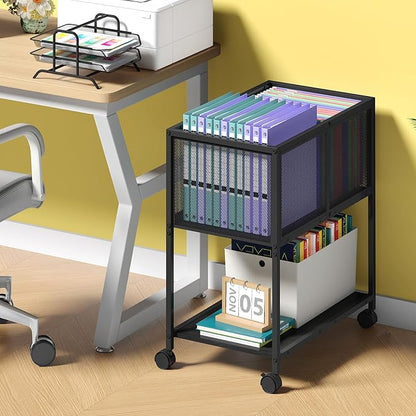 Sbanmao Rolling File Cart, Mobile File Cabinet - Image 2