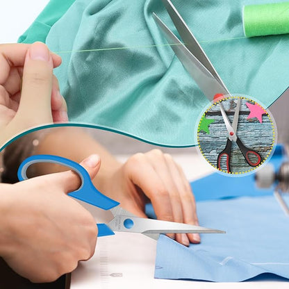 36 Packs 8" Sewing Craft Students Scissors Bulk, Stainless Steel Shears - Image 5