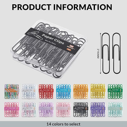 NEEWAY Colorful Large Paper Clips, 2 Inch Jumbo Paper Clips, 3 Pack of 50 - Image 2