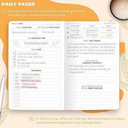 Clever Fox Self-Care Journal Pocket – Daily Reflection Notebook – Mental Health - Image 3