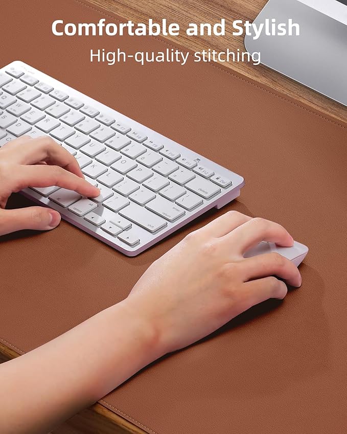 Leather Mouse Pad & Desk Blotter Mat - Image 3