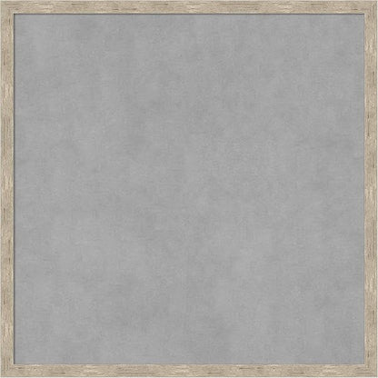 Amanti Art Silver Framed Magnetic Board 21x21 Medium Vision Board by AmantiArt
