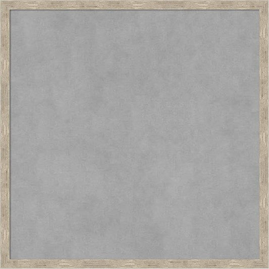 Amanti Art Silver Framed Magnetic Board 21x21 Medium Vision Board by AmantiArt