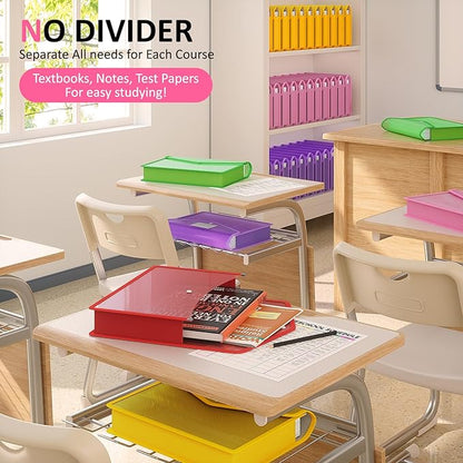 ThinkTex Plastic Expanding File Folder, Transparent Envelopes - Image 3