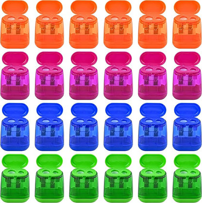AUSTARK 24Pcs Pencil Sharpener Manual by AUSTARK