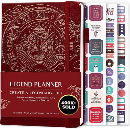 Legend Planner – Weekly & Monthly Life Planner to Hit Your Goals & Live by LegendPlanner