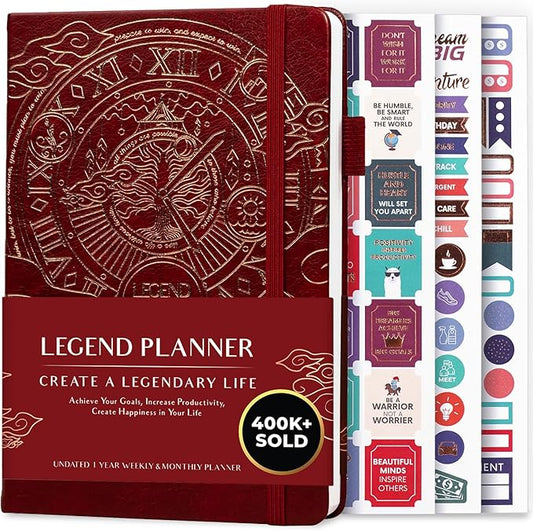 Legend Planner – Weekly & Monthly Life Planner to Hit Your Goals & Live by LegendPlanner
