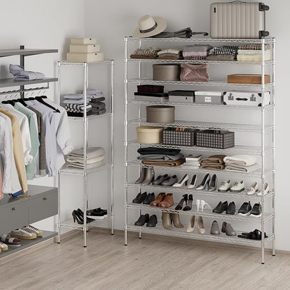 Regal Altair 14" Deep x 60" Wide x 86" Height Wire Shelving Kit | 10-Tier | NSF - Image 4
