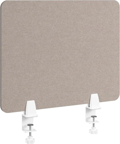 Bush Business Furniture 22W Desktop Privacy Screen in Warm Beige, Desk Mounted by Bush+Furniture