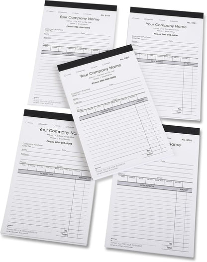 Custom Sales, Personalized Multipurpose Duplicate Carbonless Form - Image 2