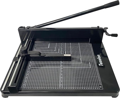TEXALAN Heavy Duty Guillotine Paper Cutter Black 400 Sheets Stack Paper Trimmer - Image 3
