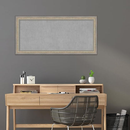 Amanti Art Silver Framed Magnetic Board 25x53 Oversize Vision Board - Image 5