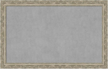 Amanti Art Silver Framed Magnetic Board 28x44 Large Vision Board by AmantiArt