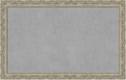 Amanti Art Silver Framed Magnetic Board 28x44 Large Vision Board by AmantiArt