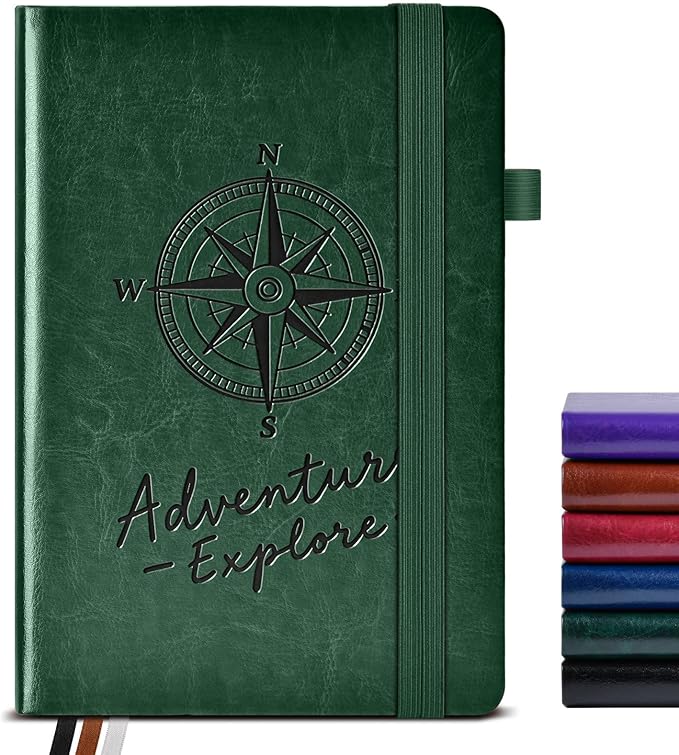 PAIBAS Blank Journal Notebook for Women Men, 160 Pages, A5 Hardcover Sketchbook by PAIBAS