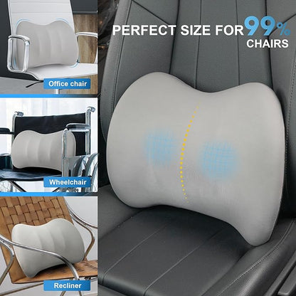 Lumbar Support Pillow for Car, Memory Foam Lumbar Pillow for Lower Back Pain - Image 8