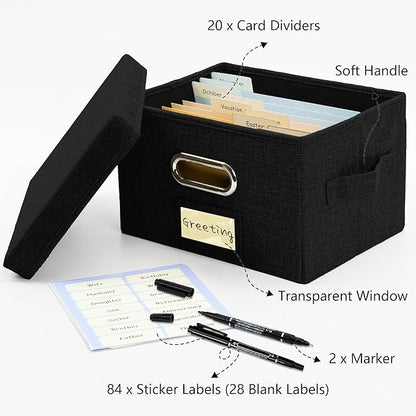 Remowith Greeting Card Organizer and Storage Box - Image 3