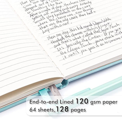 feela 5 Pack Notebooks Journals Bulk, Hardcover Notebook Classic Ruled Lined - Image 3