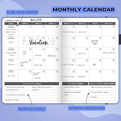 Clever Fox Planner – Undated Weekly & Monthly Planner - Image 4