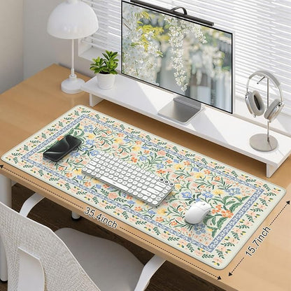 iCasso Desk Matt for Desktop, Desk Pad Mat, XXL Large Mouse Pad, Anti-Slip Big - Image 2