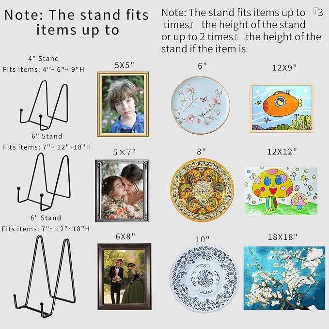 Birity 32 pcs 4.5in Plate Stands - Image 6