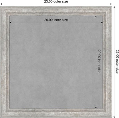 Amanti Art Silver Framed Magnetic Board 23x23 Medium Vision Board - Image 3