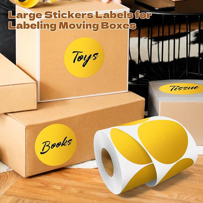 3 Inch Round Color Coding Labels - Image 5