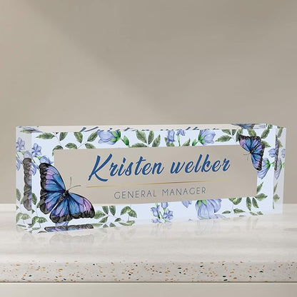 Desk Name Plate Personalized, Custom Name Plates by SalaGraphics