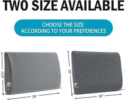HOMBYS Lumbar Support Pillow for Recliner Chair, Memory Foam Back Support - Image 6